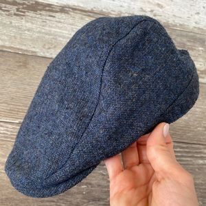 LEVI’S MENS NEWSBOY TWEED NAVY CAP